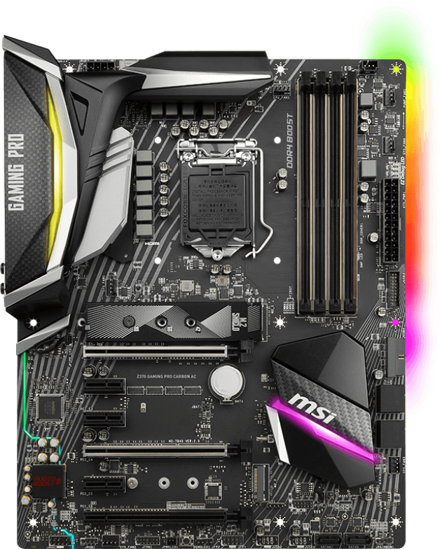 Msi Z370 Gaming Pro Carbon Ac Motherboard Specifications On Motherboarddb